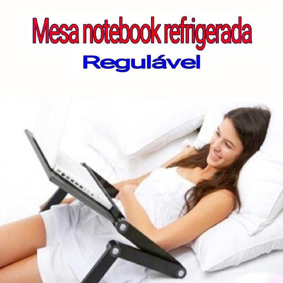 Suporte De Cama Sofá Mesa Articulada Com Espaço para Mousepad Notebook Preto Menor preço em Suporte De Cama Sofá Mesa Articulada Com Espaço para Mousepad Notebook Preto