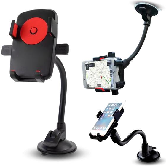 Imagem de Suporte De Celular GPS Rotação 360 Haste Flexível