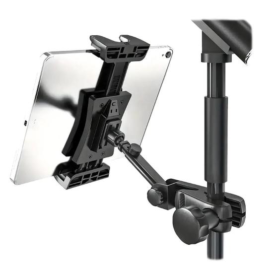 Imagem de Suporte De Celular Smartphone Tablet Regulável Para Pedestal De Microfone