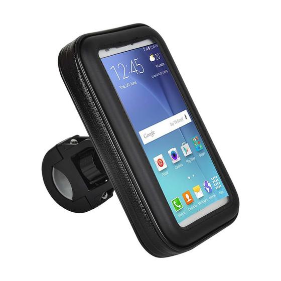 Imagem de Suporte de Guidão 22 a 35mm Smartphone de até 5,5 Pol com Rotação 360 e Touch Screen Atrio - BI095