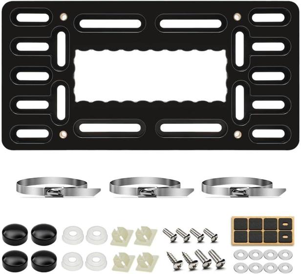 Imagem de Suporte de matrícula dianteiro XCLPF Universal Bumper Car Frame