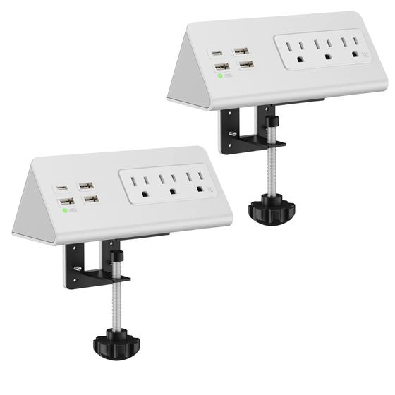 Imagem de Suporte de Mesa de Cabeceira com Power Strip Emerising - 2 Portas USB-C