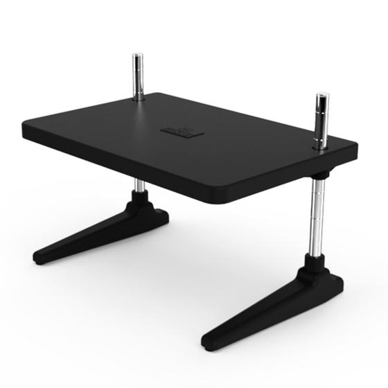 Imagem de Suporte De Mesa Para Monitor Base Até 25kg Aço Cromado