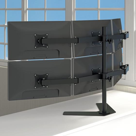 Imagem de Suporte de mesa triarticulado para 6 monitores - MT-6-ERGO-PR