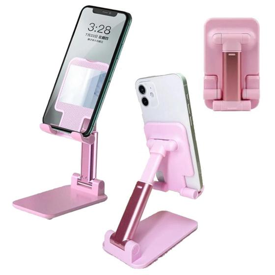 Imagem de Suporte de Mesa Tripé Para Celular Smartphone Tablet Portátil Selfie