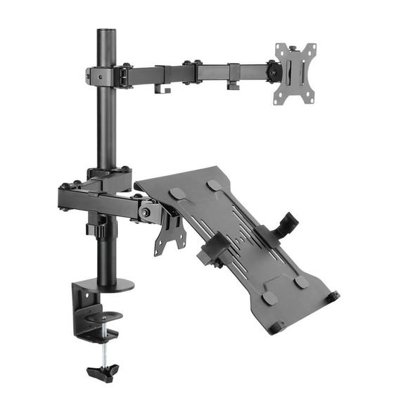 Suporte de monitor 13 a 27” com apoio notebook  Brasforma SBRM 715 é boa?