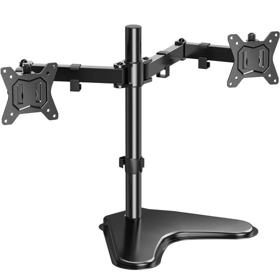 Imagem de Suporte de monitor duplo HUANUO Free-Standing para 2 telas de 32"