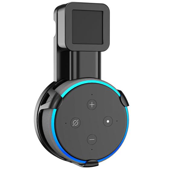 Imagem de Suporte de montagem em parede para Echo Dot, 3ª geração, WALI, preto