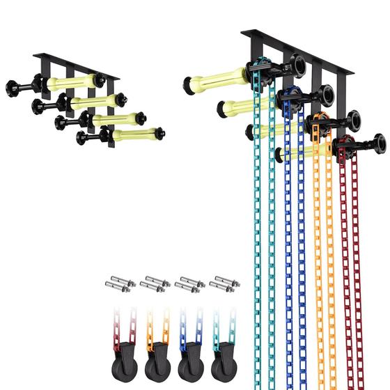 Suporte de Parede 4-Axle com Correntes para Fundo Infinito Menor preço em Suporte de Parede 4-Axle com Correntes para Fundo Infinito