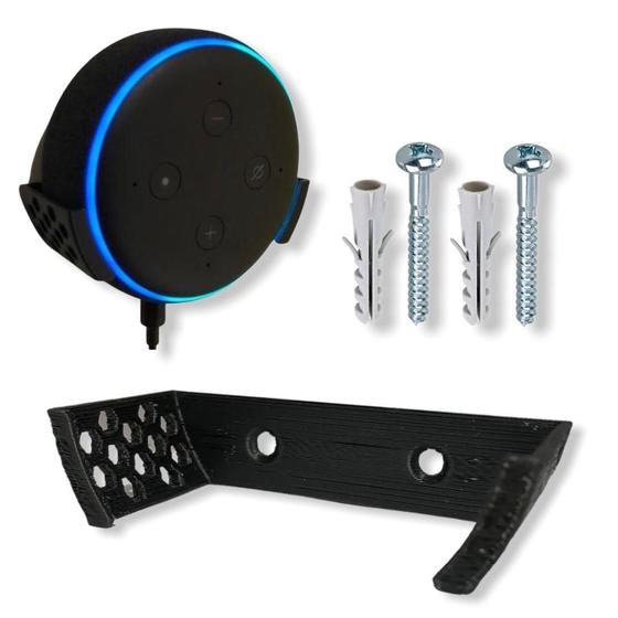 Imagem de Suporte De Parede Alexa Echo Dot 3 Geração Amazon Parafusos