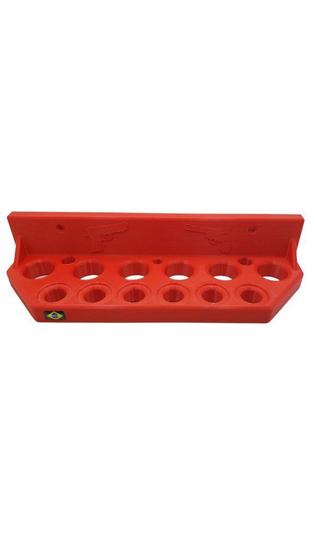 Imagem de Suporte De Parede Para 06 Shell Holder E 6 Dies E Pino Expansor