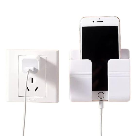 Imagem de Suporte De Parede Para Celular E/Ou Controle Remoto - Branco