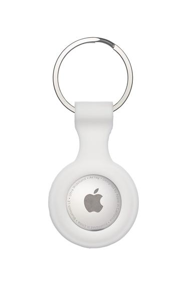 Imagem de Suporte de silicone para chaveiro Apple AirTag com gancho