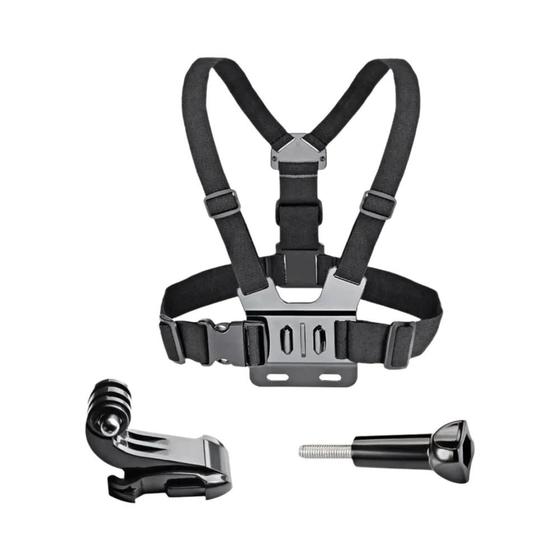 Imagem de Suporte de Telefone com Alça Peitoral Ajustável para iPhone, GoPro, Insta360 e DJI