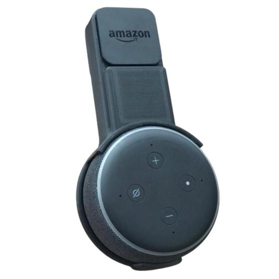 Suporte De Tomada Alexa Amazon Echo Dot 3 Preto Menor preço em Suporte De Tomada Alexa Amazon Echo Dot 3 Preto