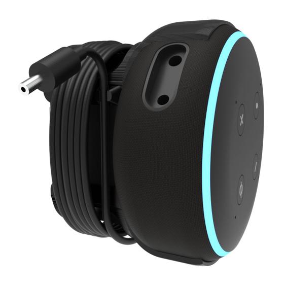 Suporte de Tomada Compatível com Alexa Echo Dot 3ª Geração - ARTBOX3D Menor preço em Suporte de Tomada Compatível com Alexa Echo Dot 3ª Geração - ARTBOX3D