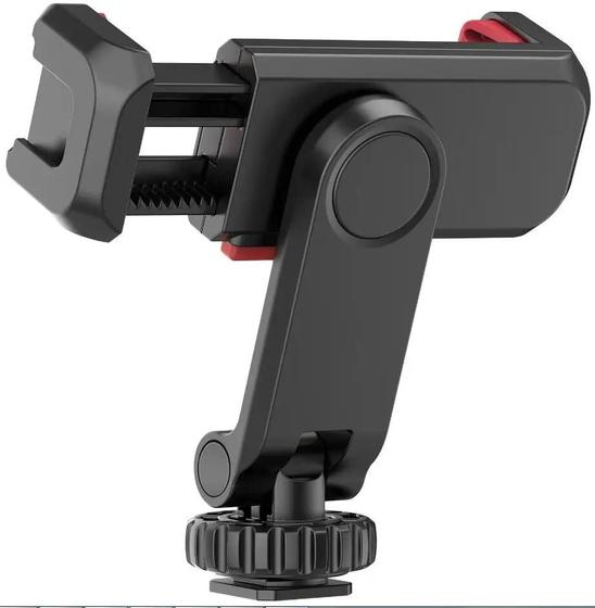 Imagem de Suporte De Tripé Giratório Multifuncional Para Telefone Com Sapata Dupla Para Smartphone Vlog