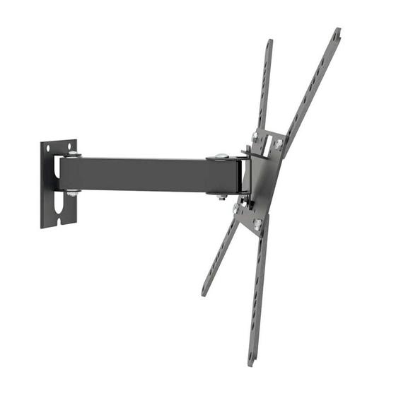Suporte De Tv Monitor Biarticulado Com Inclinação Parede Multivisão M2 Preto Menor preço em Suporte De Tv Monitor Biarticulado Com Inclinação Parede Multivisão M2 Preto