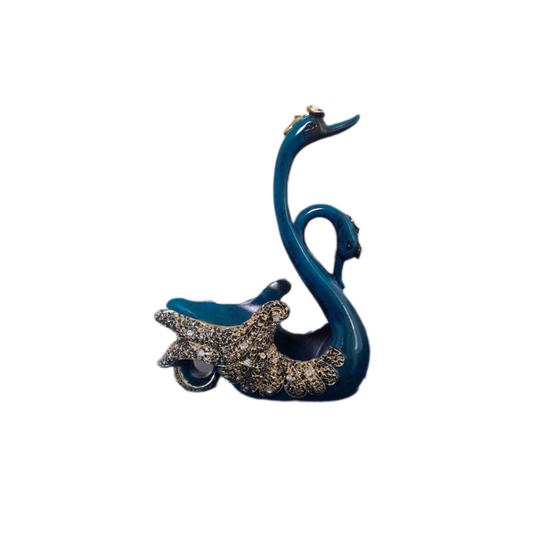 Imagem de Suporte Decorativo para garrafa com aparência de cisne 
