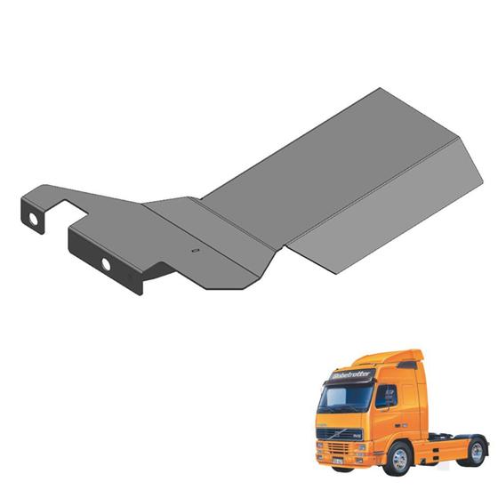 Imagem de Suporte Defletor Calor Volvo Fh 2007 2008 2009 Bolsa Cabine