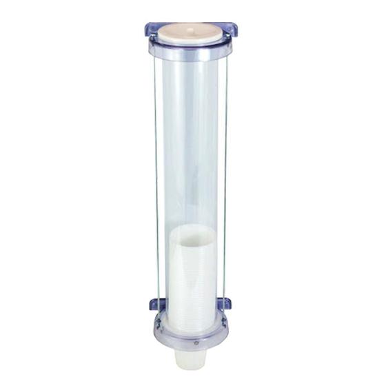 Imagem de Suporte Dispenser Acrílico p/ Copo Água Desc. 180/200ml