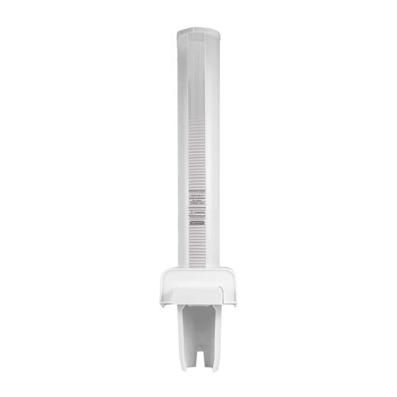 Imagem de Suporte Dispenser Branco Porta Copos Descartáveis 180ml 200ml