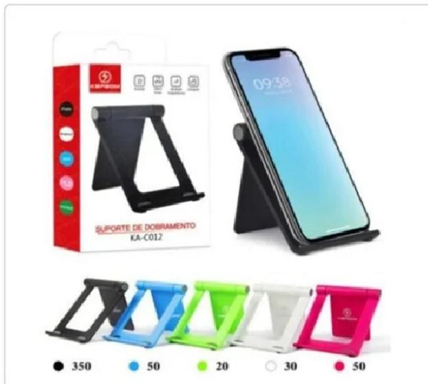 Imagem de Suporte Dobrável Colorido Para Celular E Tablet - (ka-c012) - Kapbom