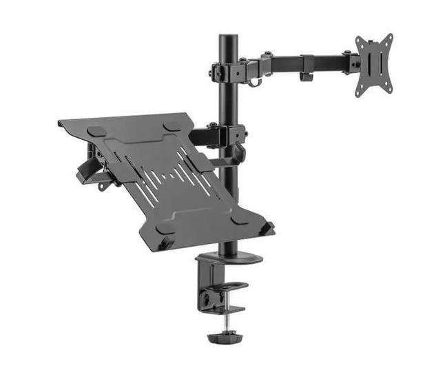 Suporte duplo articulado de mesa para Monitor e notebook é boa?