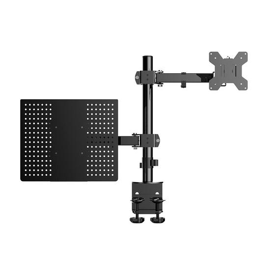 Suporte Duplo para Monitor e Notebook KABUM! essentials + KBM! GAMING, Articulado, Monitores de 13 a 32 polegadas - KESME120PT Menor preço em Suporte Duplo para Monitor e Notebook KABUM! essentials + KBM! GAMING, Articulado, Monitores de 13 a 32 polegadas - KESME120PT