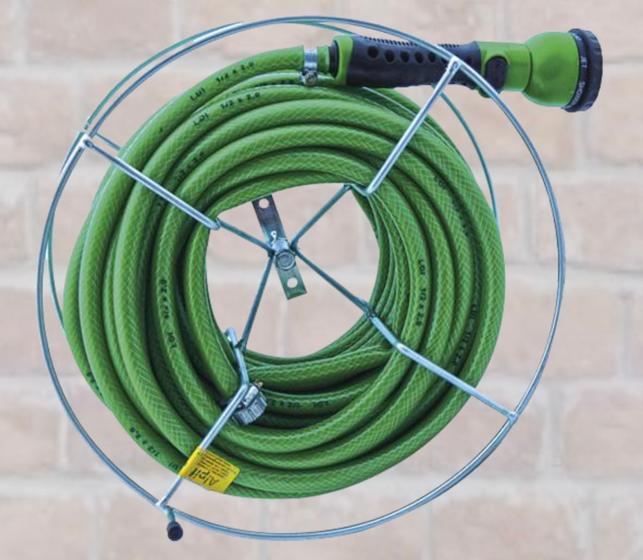 Suporte Enrolador Mangueira Jardim 30m Giratório Menor preço em Suporte Enrolador Mangueira Jardim 30m Giratório