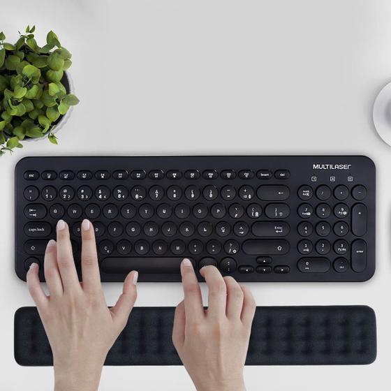 Imagem de Suporte ergonômico apoio de pulso p/teclado dot p