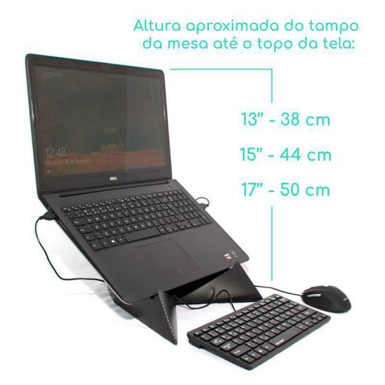 Suporte Ergonômico para Notebooks de 13" a 17" Supi Dobrável e Portátil Preto é ruim? Suporte Ergonômico para Notebooks de 13" a 17" Supi Dobrável e Portátil Preto é boa?