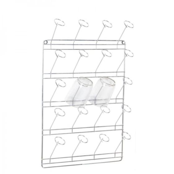 Imagem de Suporte Escorredor Para Copos De Parede 20 Espaços