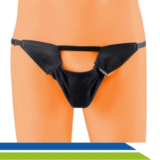 Imagem de Suporte Escrotal Protetor Genital Masculino Tensão Hérnia e Pós-Operatório Hidrolight