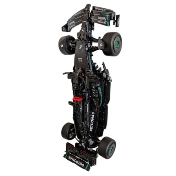 Imagem de Suporte Expositor de Parede Compatível com Carrinho Mercedes F1 de Blocos de Montar