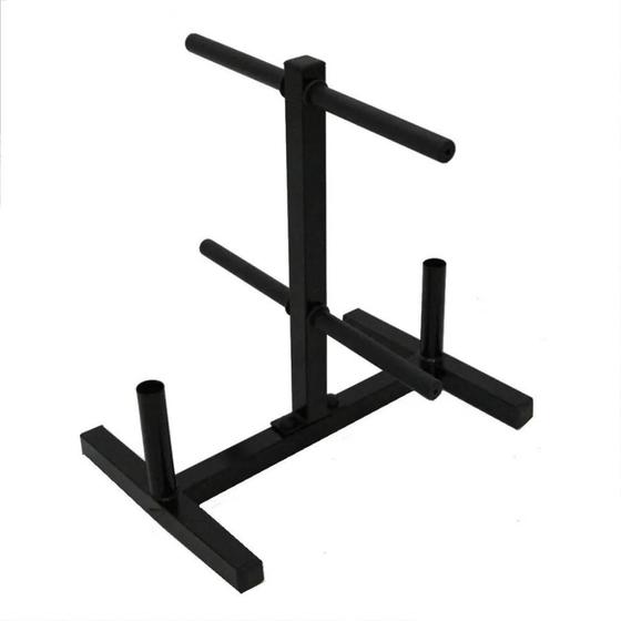 Imagem de Suporte Expositor Para Anilhas e Barras Musculação Fitness