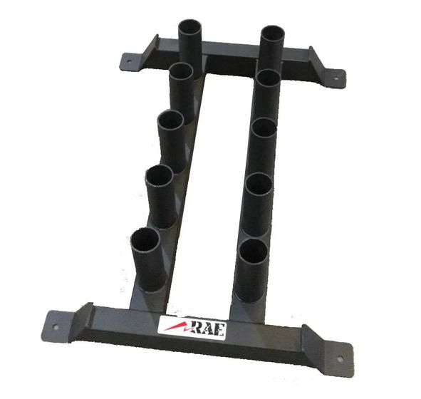 Imagem de Suporte expositor vertical para 8 barras olímpicas fogueteiro - rae fitness