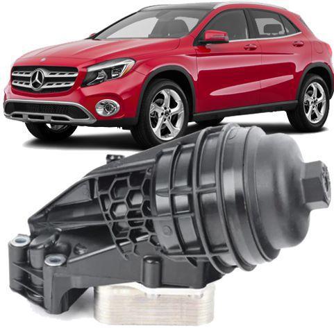 Imagem de Suporte Filtro Oleo com Trocador de Calor Mercedes A200 C200 Gla200 Gla250 M270 M274