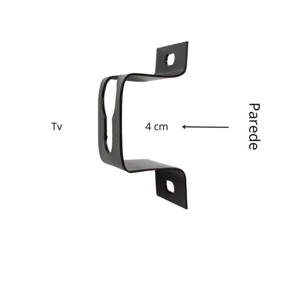 Suporte Fixo para TV 24, 32, 39, 40, 42, 43, 44, 50, 55 polegadas Samsung, LG, Semp, Philco, TCL, AOC, Toshiba - Cab Quality Imagem de Suporte Fixo para TV 24, 32, 39, 40, 42, 43, 44, 50, 55 polegadas Samsung, LG, Semp, Philco, TCL, AOC, Toshiba