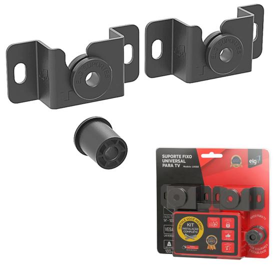 Imagem de Suporte Fixo Para TV de Parede Painel universal 14" A 100" ELG