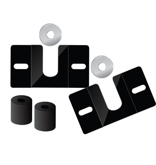 Imagem de Suporte Fixo Universal para TV - Linha Prática - 14 - 105 - Prime Tech - Roldanas de Alumínio