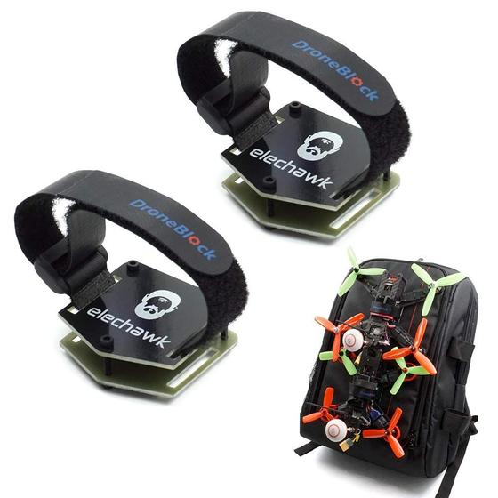 Imagem de Suporte FPV para Drone Eachine E010 -  Compatível com Mochila e com Alças para Bateria