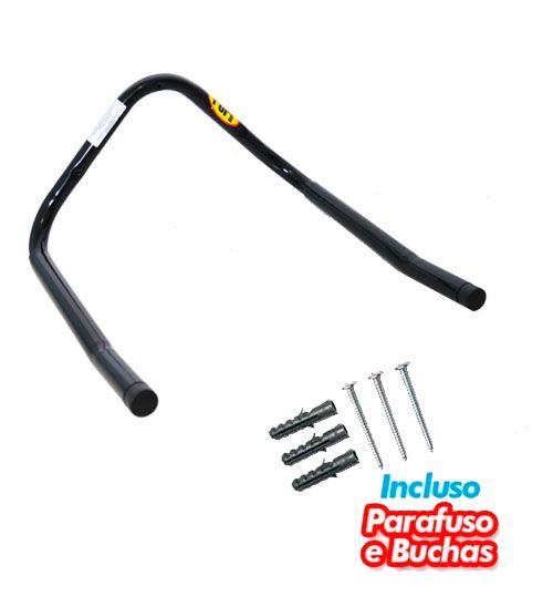 Imagem de Suporte Gancho Bike Parede Tubo Grande Classic Horizontal