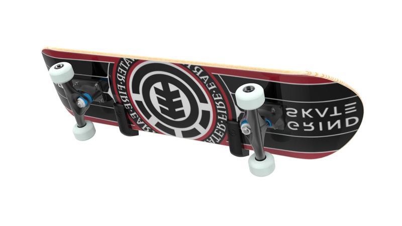 Imagem de Suporte Gancho Skate Parede Horizontal Longboard