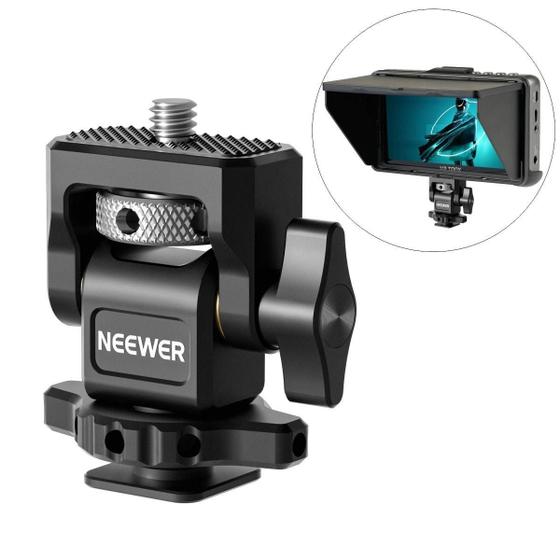 Imagem de Suporte Giratorio Sapata Para Monitor Led Neewer 360 Até 4.2kg