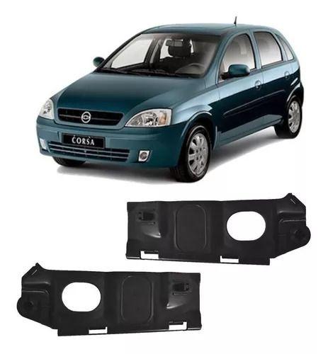 Imagem de Suporte guia parachoque dianteiro corsa hatch 2005 2006 2007 2008 2009 2010 2011