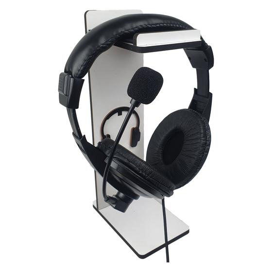 Imagem de Suporte Headset Gamer Pro Base Fone Ouvido universal headphone fone fn