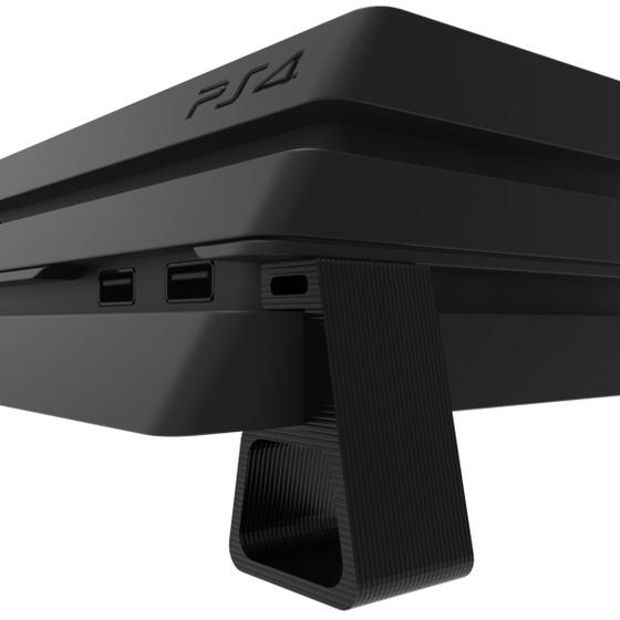 Imagem de Suporte Horizontal de Mesa Elevação Pezinho Compatível com Ps4 Pro Playstation - ARTBOX3D