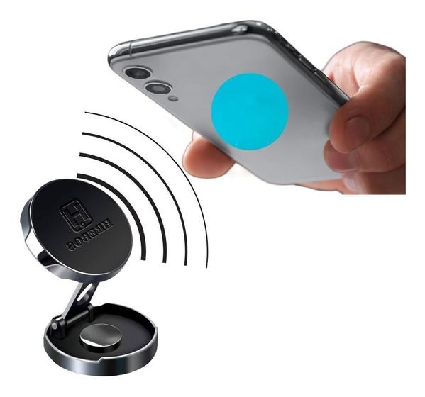 Suporte Magnético Dobrável Para Telefone Para Carro automotivo veicular imã carro caminhão uber
