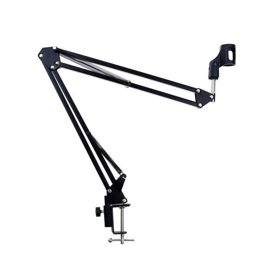 Imagem de Suporte Mesa Articulado Para Microfone Studio Rádio